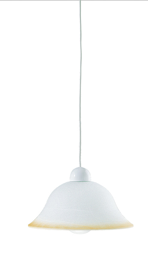 Sospensione per cucina in vetro a campana con bordi colorati in diversi colori 1XE27 non incl. SETTECENTO Sospensione per cucina in vetro a campana con bordi colorati in diversi colori 1XE27 non incl. SETTECENTO